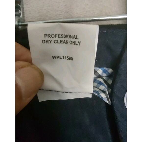 Nautica, Men's Dress Slacks, Black, Size 36x30, NWT, Comfort Waistband Bi-Stetch - Picture 4 of 7